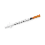 insulin syringe 1ml U40+ needle 0,33×12,7mm – 10 pieces